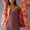 Cheap ???? Maeve Hearts Cardigan Sweater ORANGE MOTIF ???? -PAIGE-shop unnamed file 3013