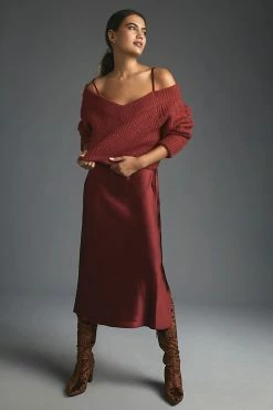 Buy ???? Mare Mare Layered Sweater & Slip ???? Dress CRIMSON ✔️ 4 Buy ???? Mare Mare Layered Sweater & Slip ???? Dress CRIMSON ✔️ -PAIGE-shop unnamed file 3042