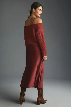 Buy ???? Mare Mare Layered Sweater & Slip ???? Dress CRIMSON ✔️ 5 Buy ???? Mare Mare Layered Sweater & Slip ???? Dress CRIMSON ✔️ -PAIGE-shop unnamed file 3043