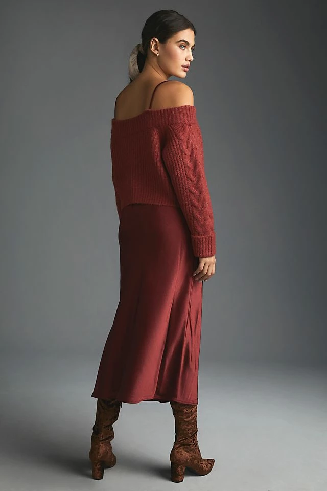 Mare Mare Layered Sweater & Slip Dress Buy ???? Mare Mare Layered Sweater & Slip ???? Dress CRIMSON ✔️ -PAIGE-shop unnamed file 3043