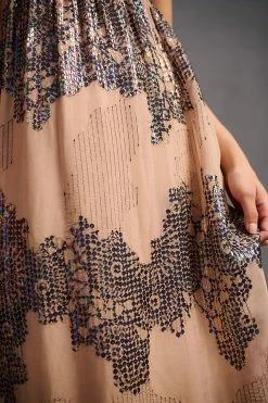 Outlet ✔️ Let Me Be Deep-V ???? Dress NEUTRAL MOTIF ???? -PAIGE-shop unnamed file 3088