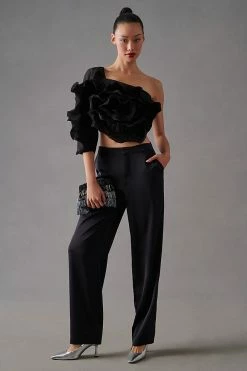 Coupon ???? Let Me Be 3-D Rose Top BLACK ⌛ 4 Coupon ???? Let Me Be 3-D Rose Top BLACK ⌛ -PAIGE-shop unnamed file 3099