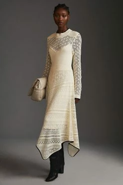 Buy ???? By Anthropologie Victorian Sweater ???? Dress WHITE ???? -PAIGE-shop unnamed file 3111