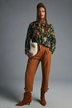 Coupon ???? Pilcro Tie-Neck Blouse DARK TURQUOISE ???? -PAIGE-shop unnamed file 3118