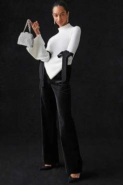 Deals ???? Maeve Mock-Neck Bell-Sleeve Sweater IVORY ???? -PAIGE-shop unnamed file 3124