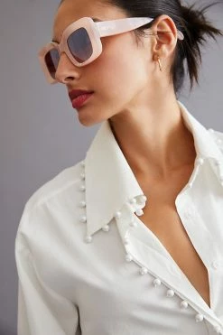 Cheapest ✨ Mememe Embellished Buttondown Tunic WHITE ❤️ -PAIGE-shop unnamed file 3145