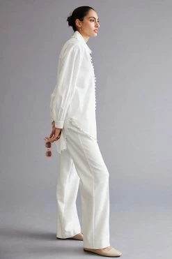 Cheapest ✨ Mememe Embellished Buttondown Tunic WHITE ❤️ -PAIGE-shop unnamed file 3146