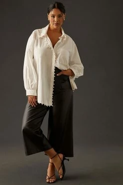 Cheapest ✨ Mememe Embellished Buttondown Tunic WHITE ❤️ -PAIGE-shop unnamed file 3148