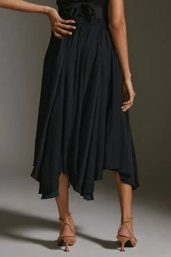 Flash Sale ???? By Anthropologie Sleek A-Line ???? Skirt BLACK ✨ -PAIGE-shop unnamed file 3191