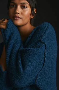 Budget ???? Maeve Boatneck Sweater NAVY ⭐ -PAIGE-shop unnamed file 3211