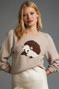 Top 10 ???? Maeve Hedgehog Sweater NEUTRAL MOTIF ❤️