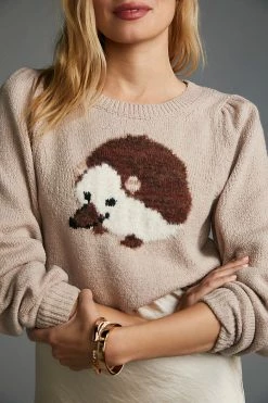 Top 10 ???? Maeve Hedgehog Sweater NEUTRAL MOTIF ❤️ -PAIGE-shop unnamed file 3247