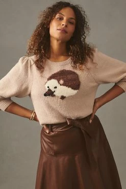 Top 10 ???? Maeve Hedgehog Sweater NEUTRAL MOTIF ❤️ -PAIGE-shop unnamed file 3249