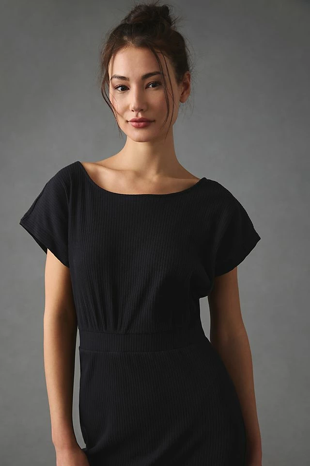 Top 10 ๐ Daily Practice By Anthropologie Dolman-Sleeved Midi ๐ Dress BLACK ๐ 4 Top 10 ๐ Daily Practice By Anthropologie Dolman-Sleeved Midi ๐ Dress BLACK ๐ - Image 2