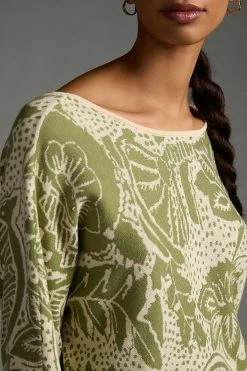 Flash Sale ✨ Daily Practice By Anthropologie Hazy Daze Pullover Sweater GREEN MOTIF ???? 4 Flash Sale ✨ Daily Practice By Anthropologie Hazy Daze Pullover Sweater GREEN MOTIF ???? -PAIGE-shop unnamed file 33