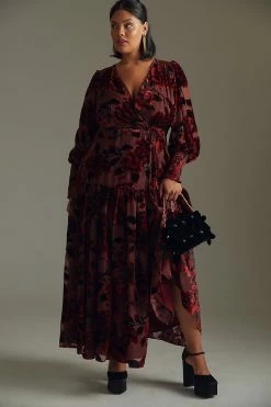 Best Pirce ???? Hutch Floral Wrap ???? Dress RED MOTIF ???? -PAIGE-shop unnamed file 3305