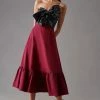 Discount ⌛ Hutch Sequin Bow ???? Dress WINE ???? -PAIGE-shop unnamed file 3313