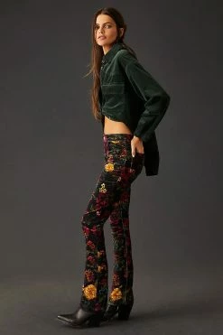 New ???? Pilcro Mid-Rise Velvet Skinny ???? Jeans FLORAL ???? 4 New ???? Pilcro Mid-Rise Velvet Skinny ???? Jeans FLORAL ???? -PAIGE-shop unnamed file 3327