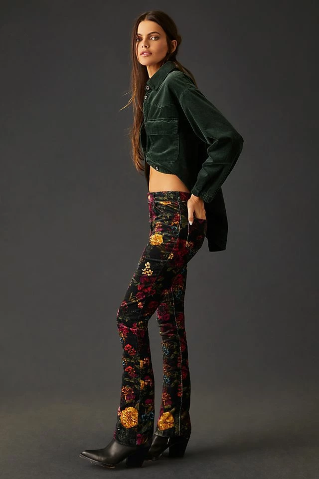 Pilcro Mid-Rise Velvet Skinny Jeans New ???? Pilcro Mid-Rise Velvet Skinny ???? Jeans FLORAL ???? -PAIGE-shop unnamed file 3327