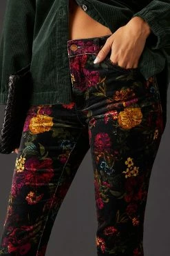 New ???? Pilcro Mid-Rise Velvet Skinny ???? Jeans FLORAL ???? 6 New ???? Pilcro Mid-Rise Velvet Skinny ???? Jeans FLORAL ???? -PAIGE-shop unnamed file 3329