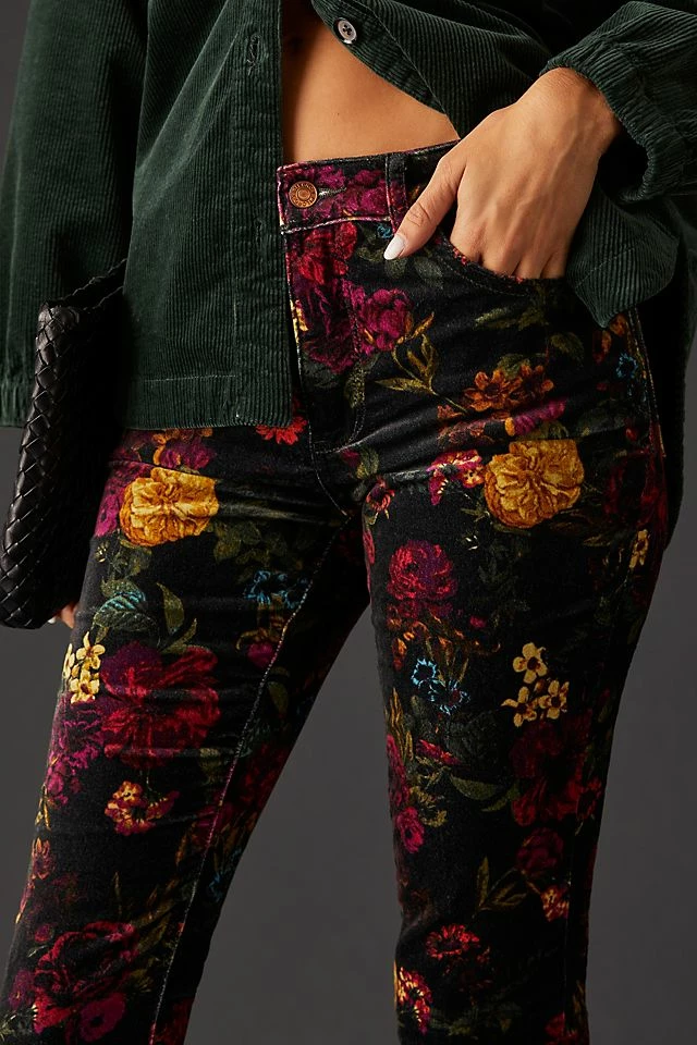 Pilcro Mid-Rise Velvet Skinny Jeans New ???? Pilcro Mid-Rise Velvet Skinny ???? Jeans FLORAL ???? -PAIGE-shop unnamed file 3329