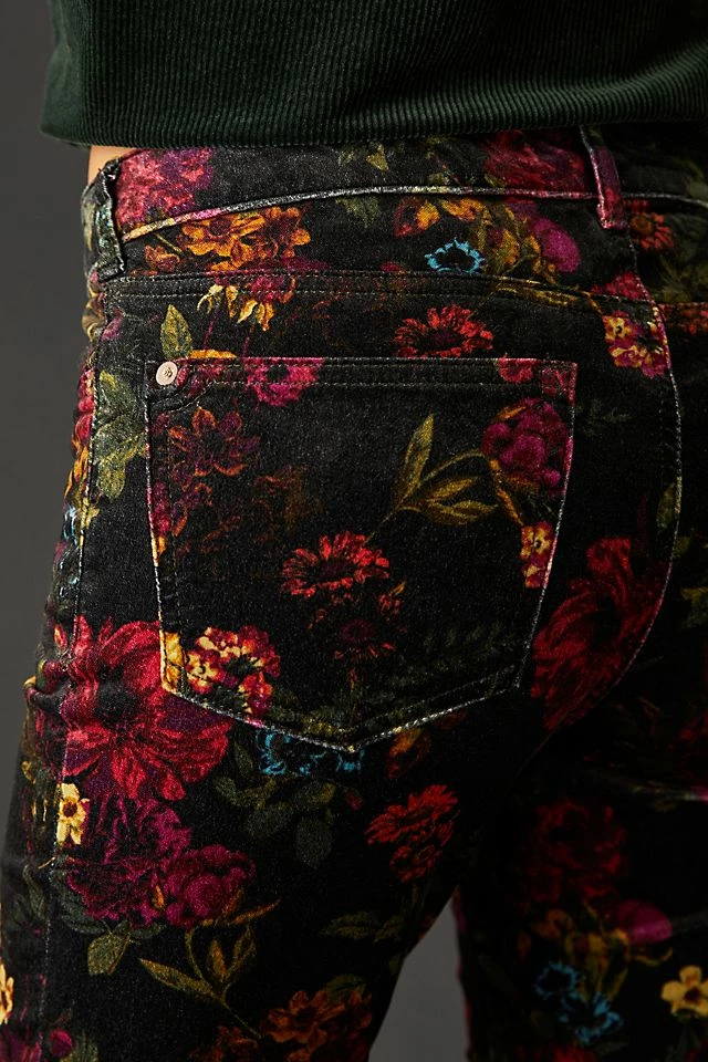 Pilcro Mid-Rise Velvet Skinny Jeans New ???? Pilcro Mid-Rise Velvet Skinny ???? Jeans FLORAL ???? -PAIGE-shop unnamed file 3330