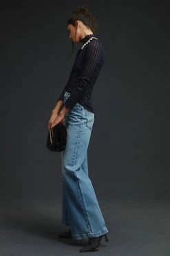 Best deal ???? Hudson Petite James High-Rise Wide-Leg ???? Jeans DENIM MEDIUM BLUE ⌛ -PAIGE-shop unnamed file 3340