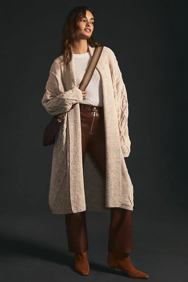 Pilcro Cable-Knit Cardigan Sweater Brand new ???? Pilcro Cable-Knit Cardigan Sweater LIGHT SAND ???? -PAIGE-shop unnamed file 3343