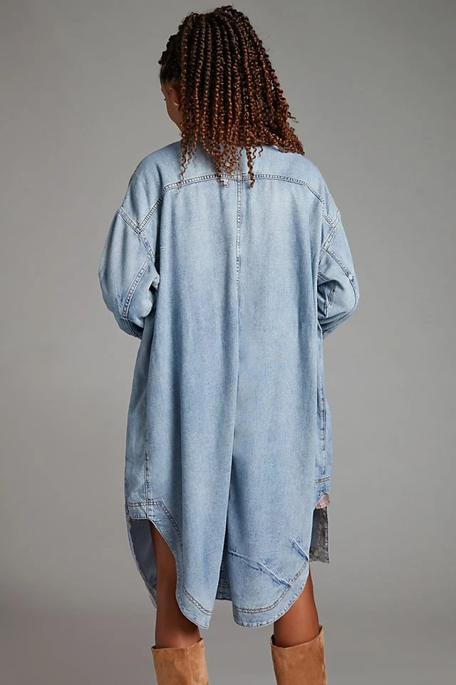 Wholesale ๐ Pilcro Draped Denim Duster Jacket DENIM MEDIUM BLUE ๐ 6 Wholesale ๐ Pilcro Draped Denim Duster Jacket DENIM MEDIUM BLUE ๐ - Image 4