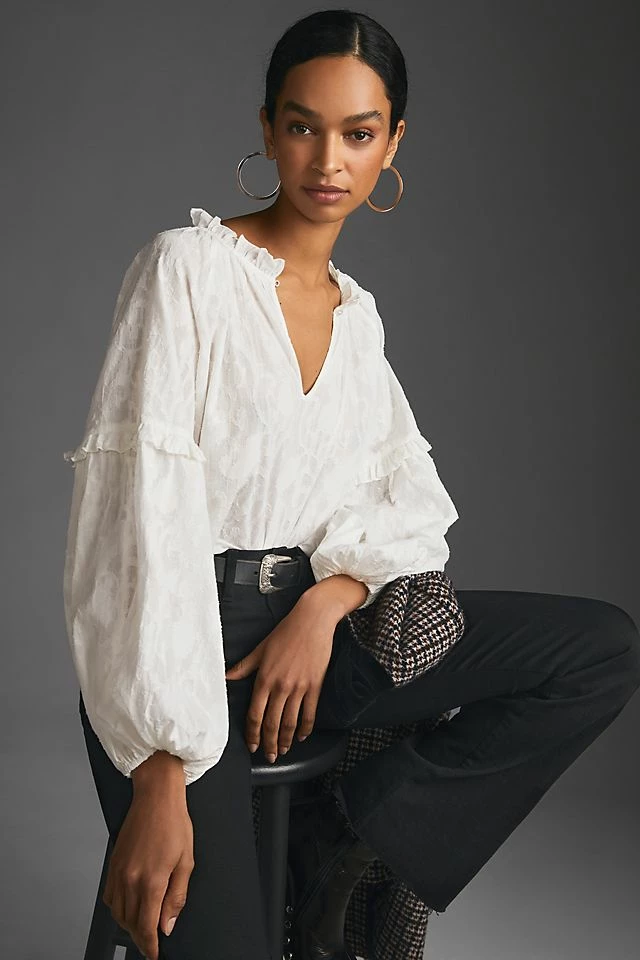 Forever That Girl Justine Blouse Hot Sale ⭐ Forever That Girl Justine Blouse WHITE ???? -PAIGE-shop unnamed file 3359