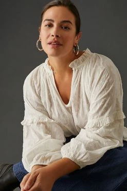 Hot Sale ⭐ Forever That Girl Justine Blouse WHITE ???? 6 Hot Sale ⭐ Forever That Girl Justine Blouse WHITE ???? -PAIGE-shop unnamed file 3363