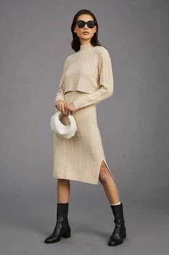 Promo ???? Current Air Layered Sweater ???? Dress NEUTRAL ???? -PAIGE-shop unnamed file 3374