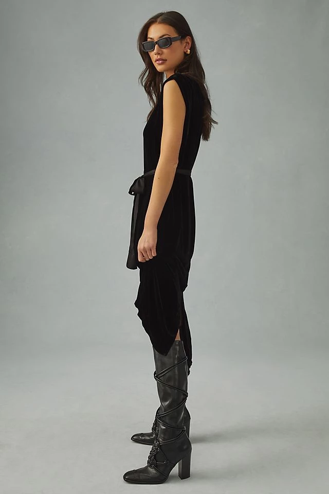 Velvet by Graham & Spencer Velvet Satin Dress Cheapest ???? Velvet By Graham & Spencer Velvet Satin ???? Dress BLACK ???? -PAIGE-shop unnamed file 340