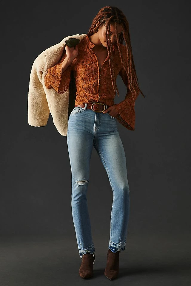 Hudson Harlow High-Rise Cigarette Ankle Jeans Cheap ???? Hudson Harlow High-Rise Cigarette Ankle ???? Jeans DENIM LIGHT ✨ -PAIGE-shop unnamed file 3411