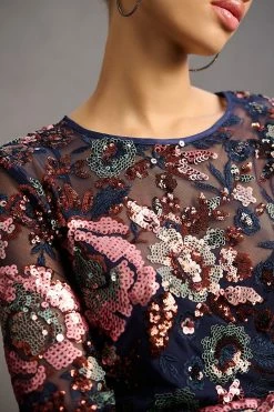 Best Sale ✨ By Anthropologie Sequin Mini ???? Dress CREAM ???? -PAIGE-shop unnamed file 3429