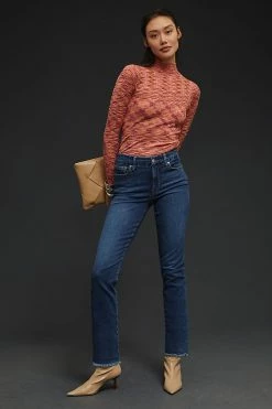 Best deal 😍 Good American Petite Straight 👖 Jeans DENIM DARK 🧨