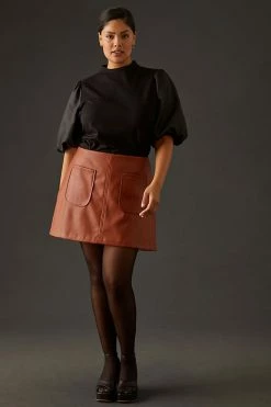 Best reviews of ???? Sunday In Brooklyn Puff-Sleeve Ponte Top BLACK ???? -PAIGE-shop unnamed file 3466