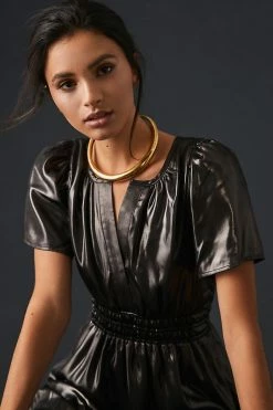 Buy ???? The Somerset Collection By Anthropologie The Somerset Maxi ???? Dress: Shine Edition CARBON ⌛ 6 Buy ???? The Somerset Collection By Anthropologie The Somerset Maxi ???? Dress: Shine Edition CARBON ⌛ -PAIGE-shop unnamed file 3477