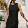 Wholesale ???? By Anthropologie Scalloped Mini ???? Dress BLACK ????