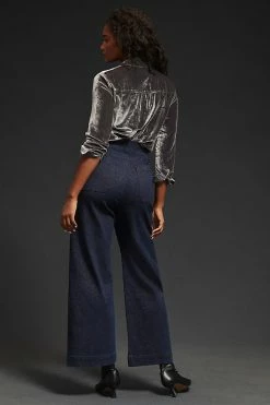 Outlet ???? Pilcro The Skipper Sparkle Wide-Leg ???? Jeans DARK WASH ???? 4 Outlet ???? Pilcro The Skipper Sparkle Wide-Leg ???? Jeans DARK WASH ???? -PAIGE-shop unnamed file 3496