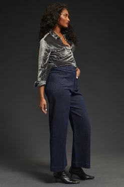 Outlet ???? Pilcro The Skipper Sparkle Wide-Leg ???? Jeans DARK WASH ???? 5 Outlet ???? Pilcro The Skipper Sparkle Wide-Leg ???? Jeans DARK WASH ???? -PAIGE-shop unnamed file 3497