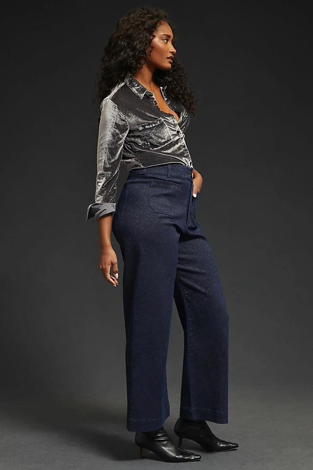 Pilcro The Skipper Sparkle Wide-Leg Jeans Outlet ???? Pilcro The Skipper Sparkle Wide-Leg ???? Jeans DARK WASH ???? -PAIGE-shop unnamed file 3497