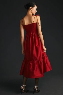 Flash Sale ???? Dhruv Kapoor Smocked Cerise ???? Dress RED ❤️ 5 Flash Sale ???? Dhruv Kapoor Smocked Cerise ???? Dress RED ❤️ -PAIGE-shop unnamed file 3509