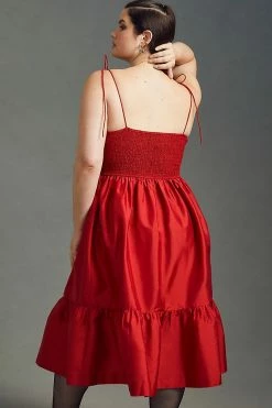 Flash Sale ???? Dhruv Kapoor Smocked Cerise ???? Dress RED ❤️ 7 Flash Sale ???? Dhruv Kapoor Smocked Cerise ???? Dress RED ❤️ -PAIGE-shop unnamed file 3511