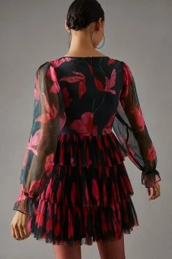 Budget ???? Hutch Petite Tiered Tulle Mini ???? Dress BLACK MOTIF ❤️ 4 Budget ???? Hutch Petite Tiered Tulle Mini ???? Dress BLACK MOTIF ❤️ -PAIGE-shop unnamed file 3534