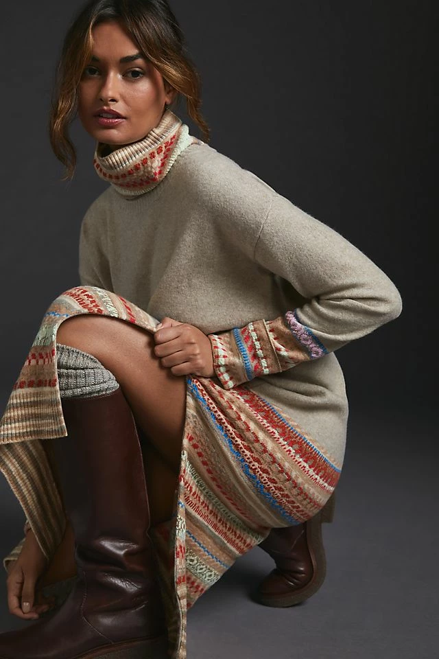 Daily Practice by Anthropologie Turtleneck Sweater Dress Deals ✔️ Daily Practice By Anthropologie Turtleneck Sweater ???? Dress LIGHT GREY ???? -PAIGE-shop unnamed file 354