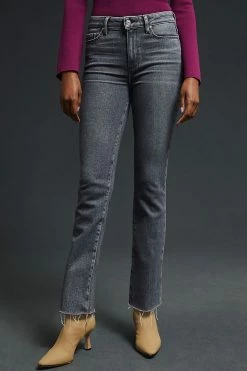 Hot Sale ✔️ Paige Cindy High-Rise Straight ???? Jeans ASH BLACK ⌛ -PAIGE-shop unnamed file 3574