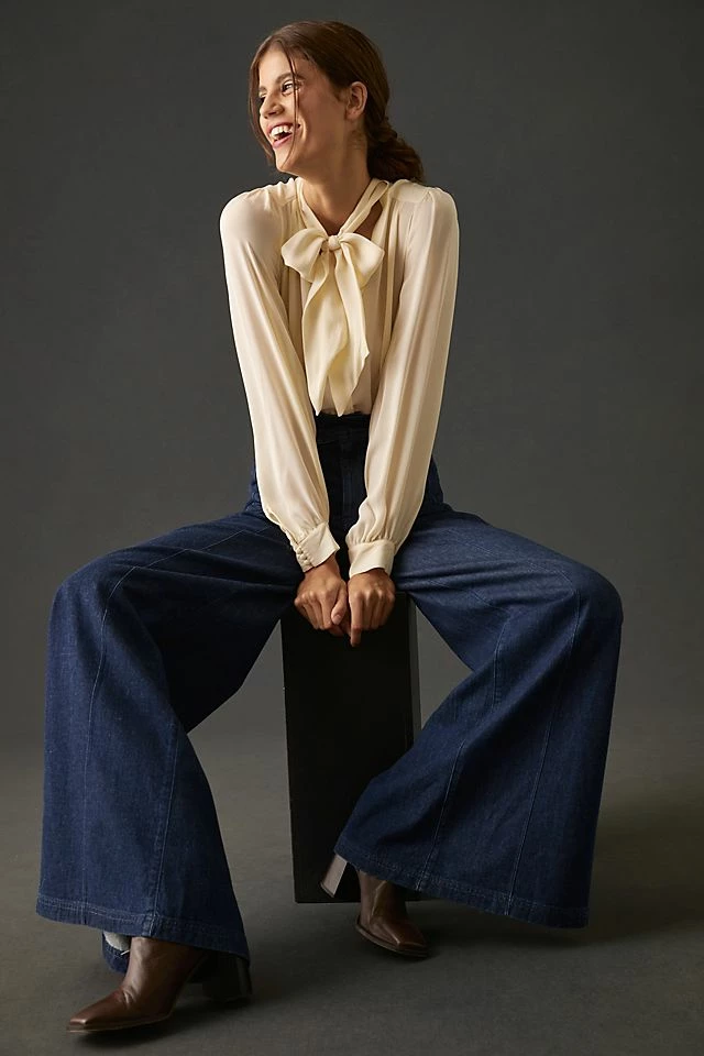 Pilcro High-Rise Palazzo Jeans Discount ???? Pilcro High-Rise Palazzo ???? Jeans DYLAN WASH ⭐ -PAIGE-shop unnamed file 3598