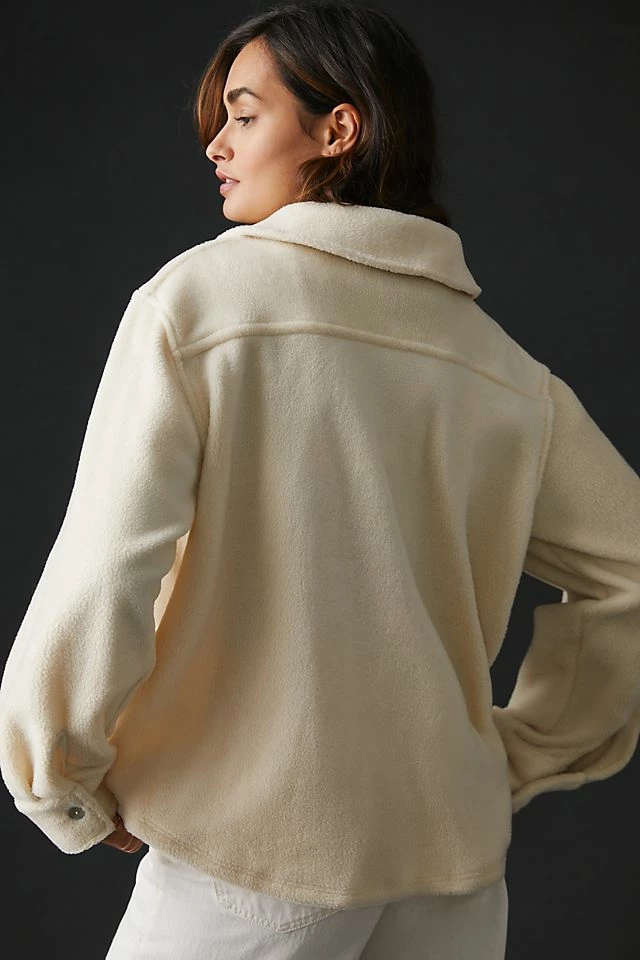 Donni Polar Fleece Button Down Shirt Discount ???? Donni Polar Fleece Button Down ???? Shirt CREAM ???? -PAIGE-shop unnamed file 360