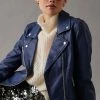 Best Pirce ???? BLANKNYC Faux Leather Moto Jacket NAVY ???? -PAIGE-shop unnamed file 3608